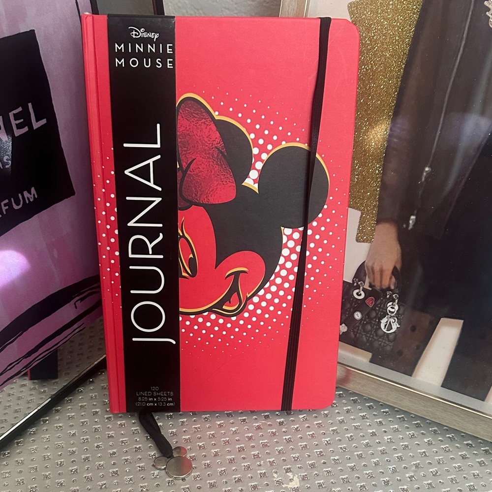 Disney Minnie Mouse Red and Black Journal - NEW